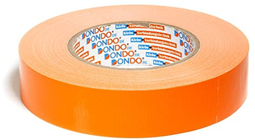 DonDo Panzertape Dontex-Pro Universal Gewebeband Gewebeklebeband Gewebeverstärktes Ductape orange 30mm x 50m