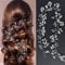 Bandeau De Mariage,MariéE Perle Cheveux Vigne,Accessoires De Coiffure Cristal Pour ​Femmes Fille FêTe SoiréE Anniversaire Argent