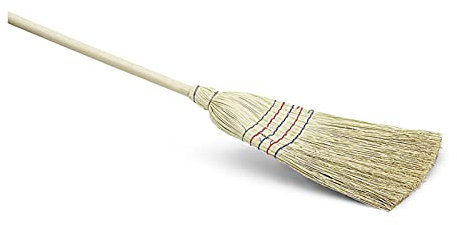 Straßenbesen Triple-Mix mit Metallstielhalter Kratzbesen Outdoorbesen Hofbesen Laubbesen Moosbesen