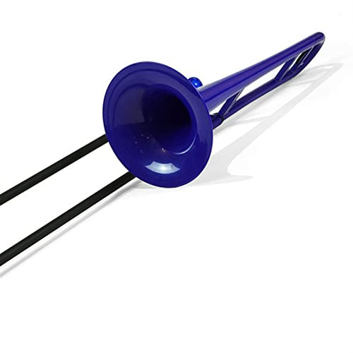 FLFL Fliegen Studentische Posaune Das B-Tenorposaune Kunststoff Blechblasinstrument Ist Für Anfänger Zum Ausprobieren Und Spielen Geeignet (Color : Blue)
