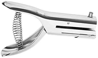 Robuster Einzelloch Locher, 2-Zoll-Reichweite, Tief erreichen 2mm Kreisloch Schwere Handgehaltene Einzellochstanze, für Papierkarten, Kunststoff, Karton, PVC-Abzeichen, Fotos(1/4''-6mm)