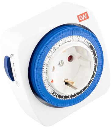 LEDKIA LIGHTING Zeitschaltuhr Analog Kompakt mit Schuko Steckdose Typ F $