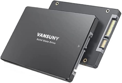 Vansuny X12 1TB SATA SSD, 2.5 Inches SSD Internal Solid State Drives up to 550MB/s, SATA III 6Gb/s 3D NAND TLC Internal SSD