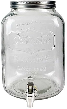 Distributeur à Boisson en Verre 8L avec Robinet