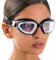 AqtivAqua Lunettes de Natation Lunettes Piscine Enfants Adultes Femme Homme DX-C (Argent Métallique B, Étui Noir, Verre Teinté)