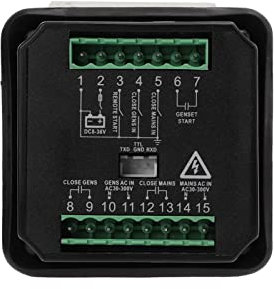 SEAFRONT Controlador de Generador Exterior Controlador ATS Módulo de Interruptor Automático Controlador de Interruptor de Alimentación Dual con Pantalla LED ATS220 AC30-300V