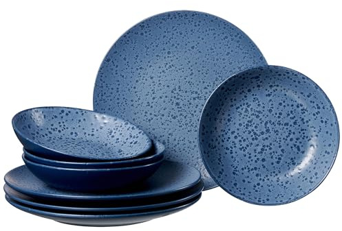 Ritzenhoff & Breker Geschirr-Serie Blau Kitwe Größe Tafelservice Blau Kitwe 8 tlg