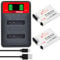 Pickle Power 2Pcs 1400mAh EN-EL12 Battery with Charger for Nikon Coolpix S6200 S8000 S8200 S9600 s9700 S9900 S70 S31 S710 S640 S630 S620 S610 A900 A1000 B600 AW120 AW110s P340 P330 P300