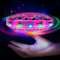 Skeufy Fliegender Ball, Hover Ball Magic Spinner Ball mit RGB Licht, Flying Orb Ball Mini Drohne für Kinder, Hand Controlled Schwebeball Spielzeug Geschenke für Jungen Mädchen 6-12 Jahre (Rosa)