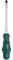sourcing map SL6 Flat Head Screwdriver 8.9 Magnetic Demolition Slotted Screwdrivers 4.9 CR-V with Ergonomic Handle for DIY Repairing, Green
