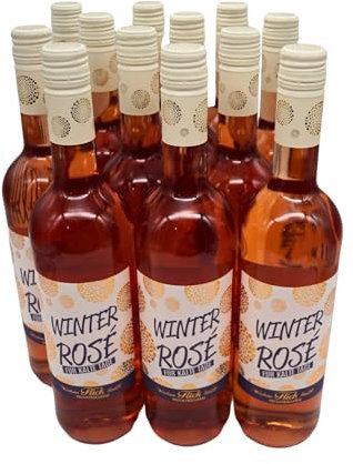 Weinhaus Flick Glühwein Winter Rose 12x0,75L | Der ausergewöhnliche Glühwein für Weihnachten und den Advent!