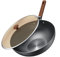 Jobin Wok with Lid - No Chemical Coated - 32cm/5.2L for 4-6 People