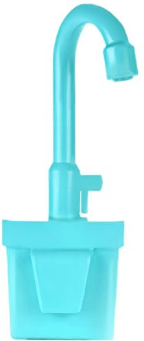 Toy Sink Faucet, Plastic Play Sink with Running Water, 5.5x10.2x3 Replacement Kitchen Toys Faucet, Playhouse Accessories for Boys Girls Toddlers