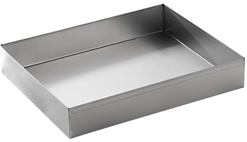 QSNYJPL Bandeja de Goteo Bandeja Recolectora de Aceite Bandeja de Goteo Grande de Acero Inoxidable Bandeja para Lavavajillas para Fugas(100x60cm/39x24in)