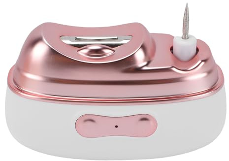 Elektrischer Nagelknipser 4 in 1 Professioneller Nageltrimmer Polierer mit Aush rtungslampe Sicher f r Zuhause Salon Manik re Pedik re Set f r Erwachsene WHITE