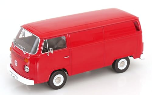 KK-Scale KKDC181413 - Volks T2B Delivery Van Red 1972 - Maßstab 1/18 - Modellauto