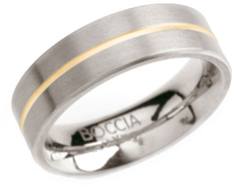 Boccia Damen-Ring Titan Bicolor 0101-0348
