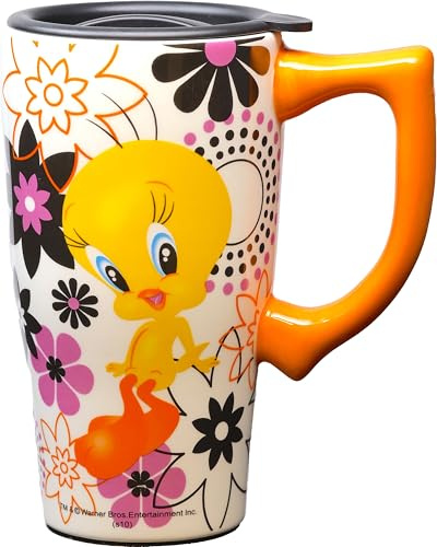 Looney Tunes Tweety Travel Mug, Multi Colored