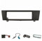 tomzz Audio 2404-036 Radioblende Set kompatibel mit BMW 1er E87 3er E90 Z4 E89 schwarz mit Quadlockadapter ISO, Fakra Antennenadapter DIN ISO, Einbauschacht