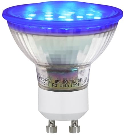 Long Life Lamp Company 4w Blue GU10 LED Colour Light Bulb