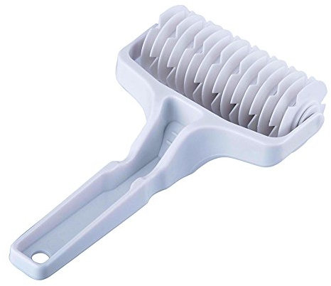 Rouleau à losanges à pâtisserie pour pâte à pain, pâte à tarte, à pizza, cookie, accessoire de décoration en plastique, blanc