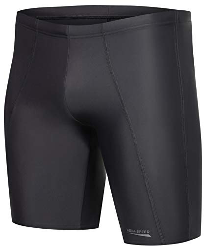 Aqua Speed Bañador Largo para Hombre | bañador Jammer hasta la Rodilla | Resistente al Cloro | protección UV | 06. Long Titanium | XXL