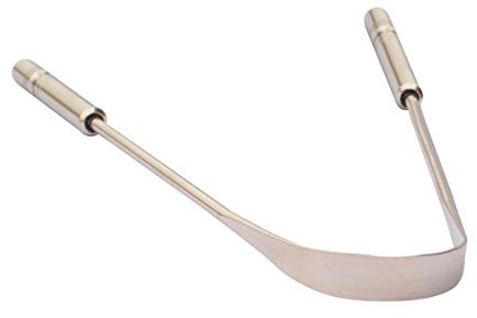 Limpiador de lengua de acero inoxidable/rascador (acero)