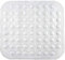 Brandsseller Tapis de Douche 53 cm x 53 cm Antidérapant Mat de Douche Anti-Glisse avec Ventouses - Gris Clair Mélange