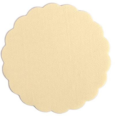 500 Airlaid Glasuntersetzer rund für Gläser 9cm Durchmesser Stoffähnlich | Untersetzer Getränkeuntersetzer Coasters Stoffoptik | Hochzeit Gastronomie Catering Hotel | Premium QUALITÄT | Beige
