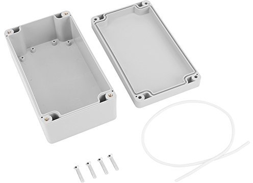 Keenso Elektrische Gehäusekasten IP65 wasserdichte Anschlussdosen Kabelverbinder, ABS-Kunststoff Elektrische Anschlussdosen Outdoor Projekt Box Gehäuse Instrumentenkoffer(158 * 90 * 60mm)