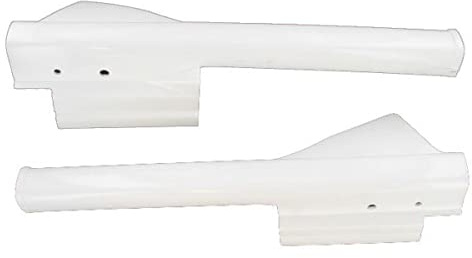 CAPOTAGE DE FOURCHE CYCLO POUR PEUGEOT 103 MVL-VOGUE BLANC (PAIRE) -SELECTION P2R-