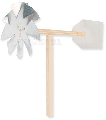 matches21 HOME & HOBBY Windrad DIY Holz Bastelset für Kinder ab 9 Jahren Lernspiel-Bausatz