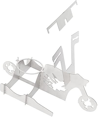 OKAT Support de Poulet, rôtissoire de Poulet en Argent Durable pour oie pour Canard pour Poulet pour Dinde