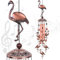 Outdoor-Flamingo-Windspiel Dekoration Geschenke für Mutter, Haus, Garten, Zimmer, Terrasse, Innenbereich, Flamingo-Dekoration, Flamingo-Windglocken, rotes Kupfer-Flamingo-Windspiel