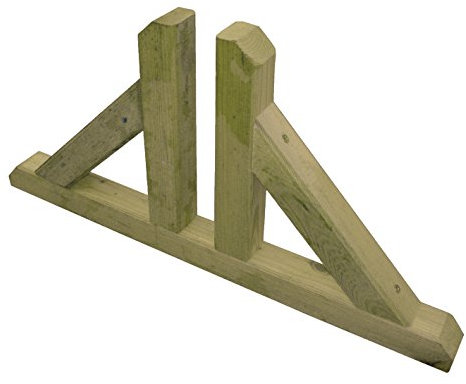 Pannello Grigliato in Legno di Pino Impregnato da Giardino per pianti rampicanti Decorazione Balconi (Piedino di Sostegno)