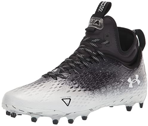 Under Armour Men's Sportlight Lux MC 2.0, (001) Black/White/White, 10.5, US