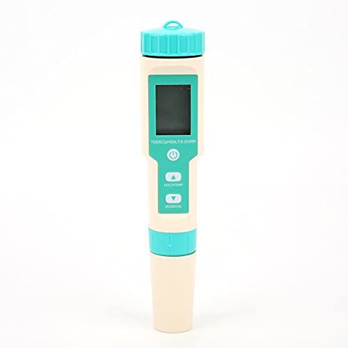 C-600 Analyseur de qualité de l'eau 7 en 1 Compteur de pureté numérique TDS Testeur de filtre à eau de piscine portable Accessoires d'aquaculture d'aquarium avec PH TDS TEMP EC Salinité SG ORP
