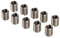 10 Piezas Insertos Roscados M10 a M12,Adaptador Rosca Tuerca de Inserción Manguito de Reparación de Rosca de Acero Inoxidable