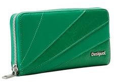 Desigual Women's Mone_Machina Fiona Tri-Fold Wallet, Green