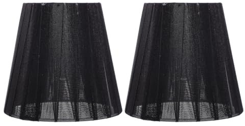 UKCOCO 2st Lampenschirm Aus Gaze Textilschirm Deckenlampe Schreibtischlampe Lampenschirm Tischleuchte Schale Tischlampenschirme Schimmernder Lampenschirm Ersetzen Eisen E14 Boden