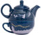Half Moon Bay TFOR1DC07 Juego de té, Cerámica, Azul