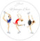 Orange Trading Dartmouth LTD A4 Edible Decor Icing Sheet PERSONALISED Ice Skating Skater 7-8 Circle Cake Topper Decoration - Great for larger cakes