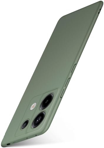moex Alpha Case für Xiaomi Redmi Note 13 Pro 5G Hülle Ultra Dünn, Schutzhülle mit erhöhtem Kameraschutz, Slim Cover Hardcase Backcover, Dünnste Handyhülle Minimalistisch, Matt Oliv