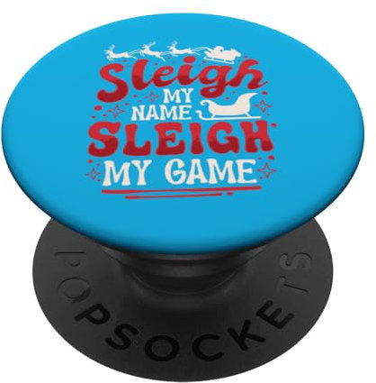 Schlitten, mein Name, Schlitten, mein Spiel PopSockets mit austauschbarem PopGrip