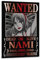 Anime Wanted Poster Nami 1, Leinwandbild, Wandkunst, dekoratives Bild, Drucke, moderne Dekoration, 30 x 45 cm