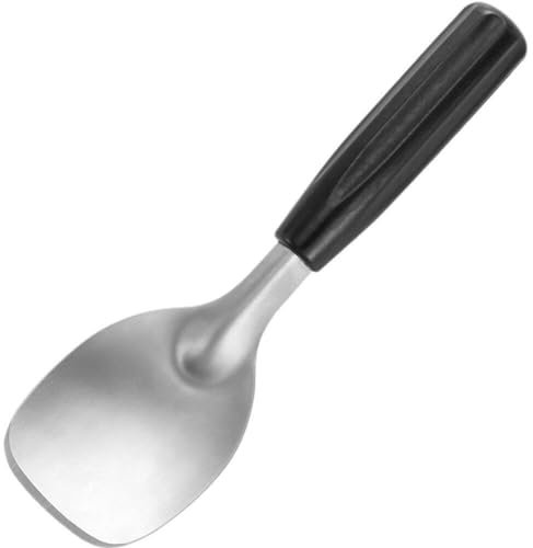 Muteitt Pala para Helado, Paleta para Helado De Acero Inoxidable para Helado Duro O Cremoso, Pala para Helado con Cómodo, Pala para Helado Duradera