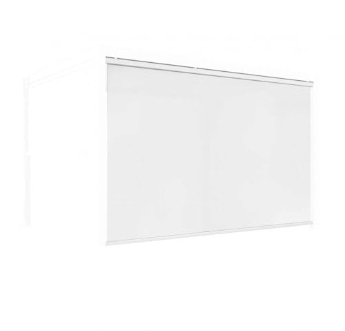 Laterale per Pergola Bioclimatica 370x218 cm in Textilene Bianco