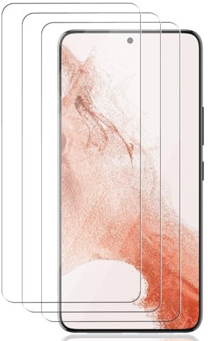 Zerrshoo Schutzfolie für Samsung Galaxy S22 Panzer Schutz Glas 3 Stück, für Samsung Galaxy S22 Glasfolie, 9H Härte Anti-Kratzen HD Displayschutzfolie Panzerfolie für Samsung Galaxy S22