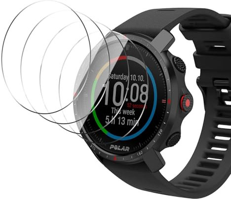 AKLPP [4 Stück] Schutzfolie für Polar Grit X Pro/Grit X, 9H Härte Glas Folie Displayschutz, HD Klar, Anti-Kratz, Anti-Bläschen Panzerfolie, Panzer Schutz Glas