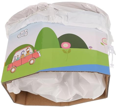 Didiseaon 1 Ensemble De Toilettes Portables Pliables pour Garçons Et Filles Toilettes De Voyage Toilettes Durgence pour Voiture Seau Bidet Facile À Transporter pour Le Camping